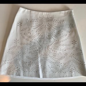 ZARA Faux Leather Skirt